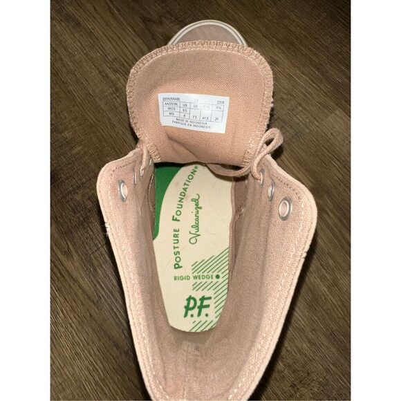 PF Flyers Women's 9.5 Center Hi Tan Leather Suede Sneaker - Picture 7 of 7